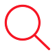 red search line icon
