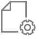 icon doc cog